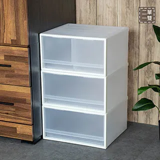 聯府透白單抽屜收納箱20L(4入)整理箱71 歷史價格詳細信息