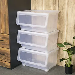 聯府掀蓋式整理箱50L-3入附蓋收納箱500 歷史價格詳細信息