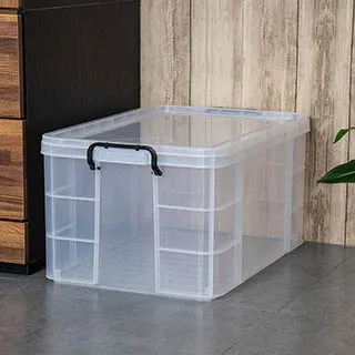 聯府強固型掀蓋整理箱65L(4入)收納箱036 歷史價格詳細信息