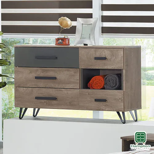 Hampton特雷潔灰橡色7.5尺衣櫥 歷史價格詳細信息