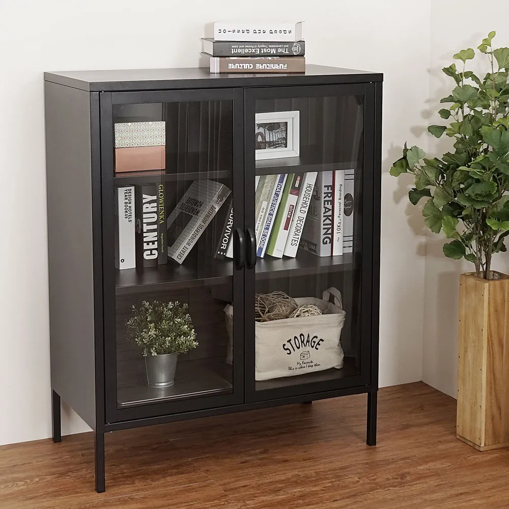 Homelike 丹尼爾八格二門書櫃(兩色可選) 歷史價格詳細信息