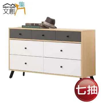 [文創集]托勒 雙色1.5尺單抽床頭櫃/收納櫃 歷史價格詳細信息