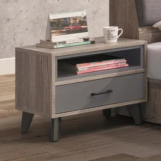 Boden-奧瓦1.8尺工業風床頭櫃/一抽收納櫃/置物櫃 歷史價格詳細信息