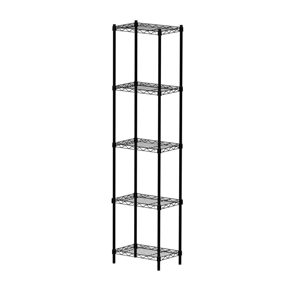 MIT質感輕型46x40x60cm三層置物架 收納架 鐵架 層架 鐵力士架 波浪架 - 質感黑 歷史價格詳細信息