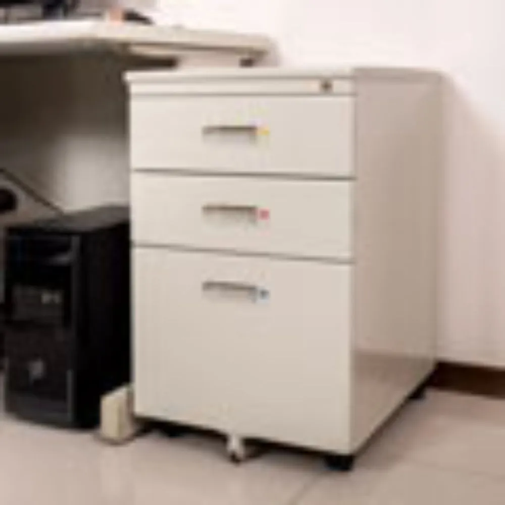 AS-Daniel黑色烤漆鋼製三抽櫃活動櫃-40x56.5x65.5cm 歷史價格詳細信息