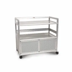 Cabini小飛象-黑花格得意3尺鋁合金三層架-88.5x50.8x82.4cm 歷史價格詳細信息