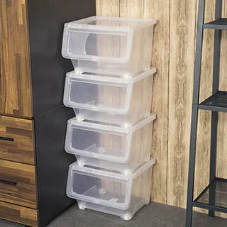 聯府直取式整理箱4入組(2大2小)前開收納箱N300600 歷史價格詳細信息
