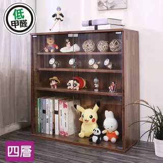 BuyJM 低甲醛MIT加深40cm三層強化玻璃實木腳寬80cm展示櫃/收納櫃 歷史價格詳細信息