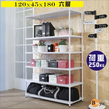 BuyJM洞洞板120x45x190cm耐重六層附輪置物架+5組圍欄 歷史價格詳細信息