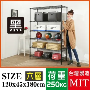 BuyJM超荷重黑烤加強型120x45x180CM鐵力士三層烤漆層架/波浪架 歷史價格詳細信息
