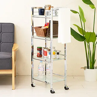 《C&B》小清新四層大抽屜附輪收納架 歷史價格詳細信息