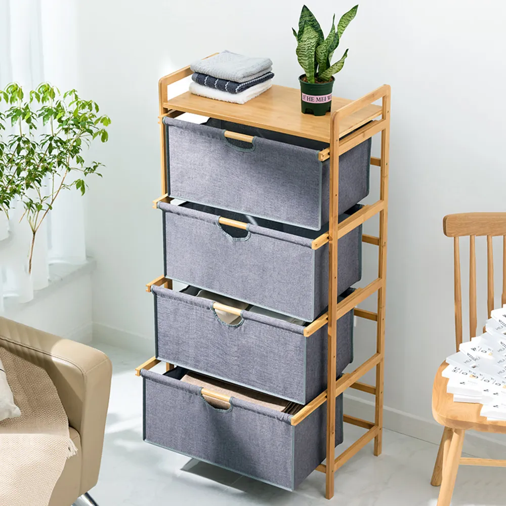 【HappyLife】楠竹製抽屜收納架/四抽寬60CM (Y10294) 歷史價格詳細信息