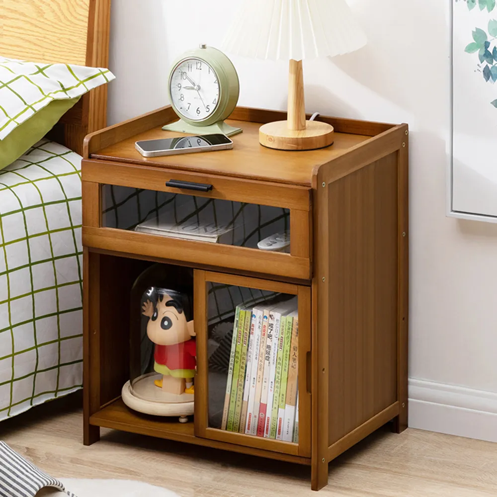 【HappyLife】楠竹製壓克力門茶水餐邊櫃/雙門加高款 (Y10498) 歷史價格詳細信息