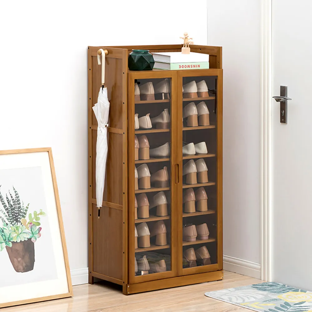 【HappyLife】楠竹製雙門六層鞋櫃/寬60公分/單抽 (YV9924) 歷史價格詳細信息