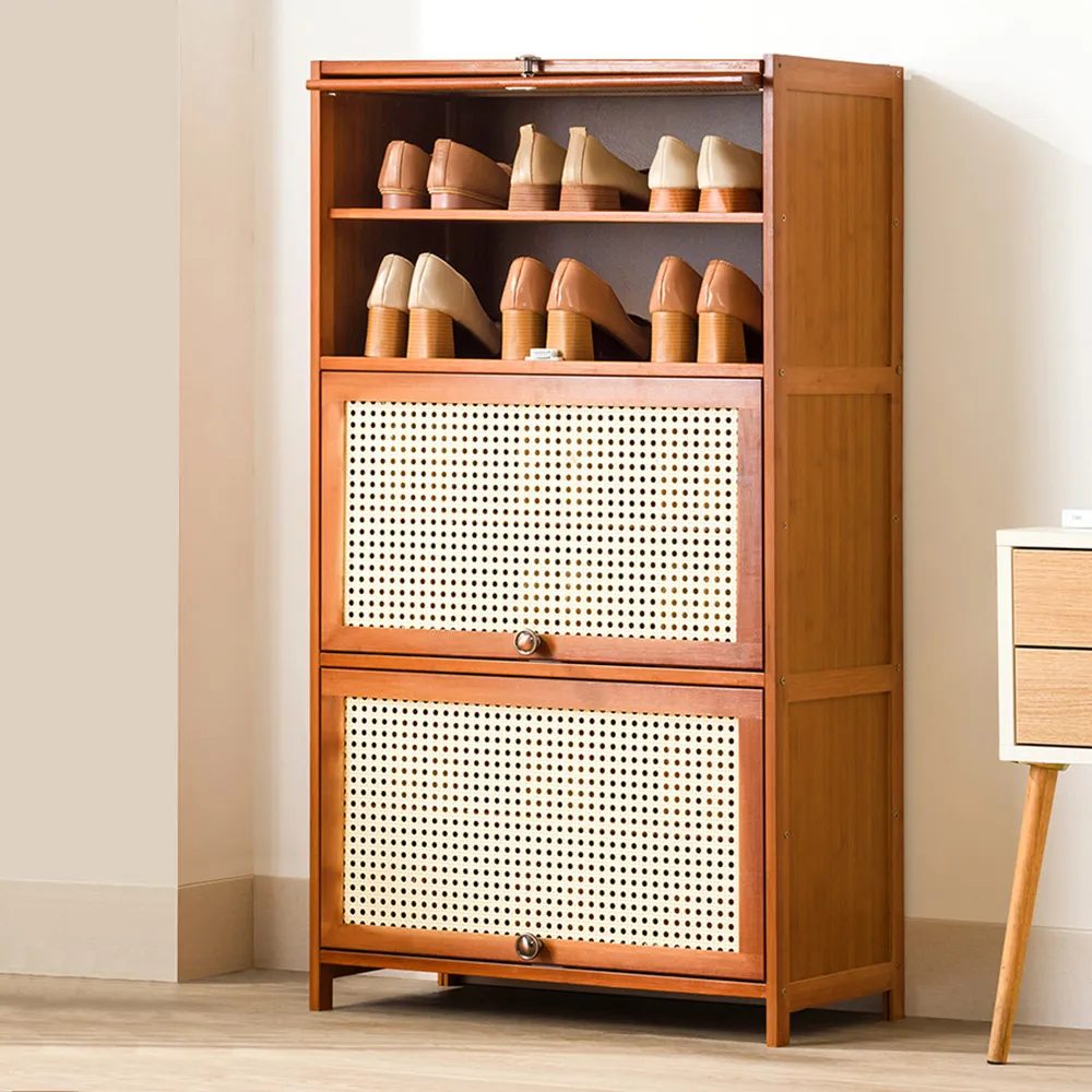 【HappyLife】仿編藤翻門鞋櫃/七層60cm (Y10516) 歷史價格詳細信息