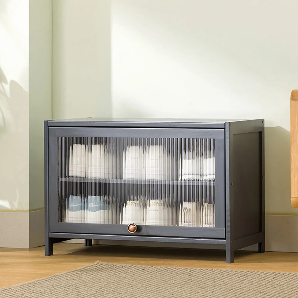 【HappyLife】沉穩深灰楠竹製翻門鞋櫃/5層80cm (Y10629) 歷史價格詳細信息