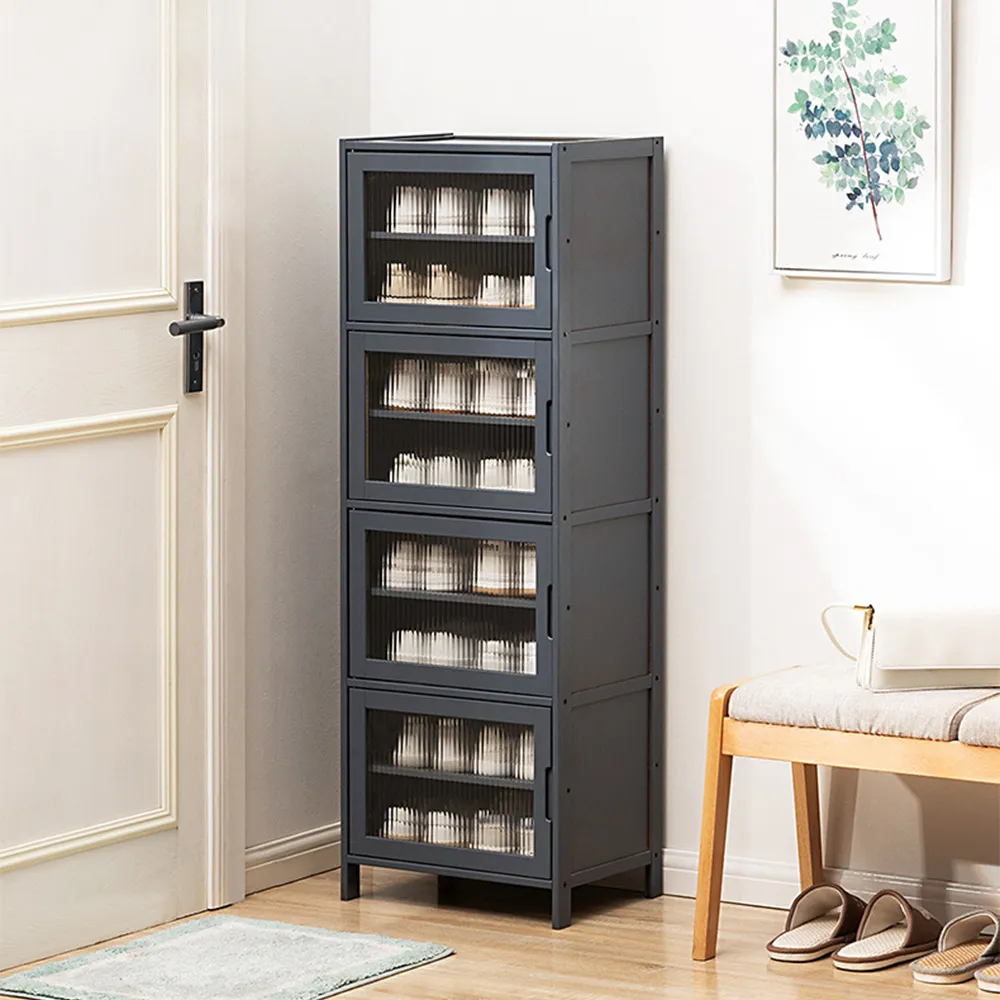 【HappyLife】楠竹拉門鞋櫃 長虹櫃門 六層40公分 Y10934 歷史價格詳細信息