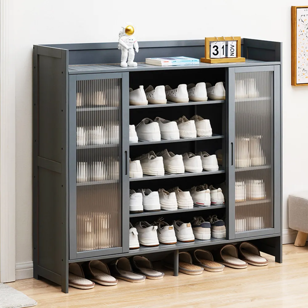 【HappyLife】楠竹拉門鞋櫃 長虹櫃門 六層40公分 Y10934 歷史價格詳細信息