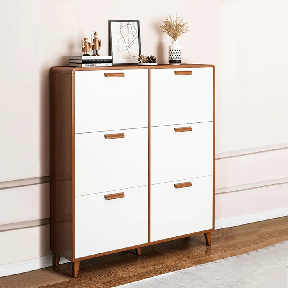 【HappyLife】玄關翻斗鞋櫃/三門雙層100CM (Y11159) 歷史價格詳細信息