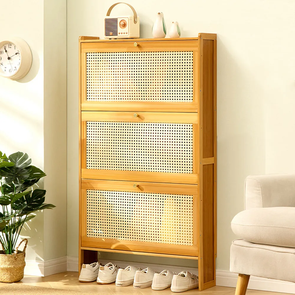 【HappyLife】三門楠竹衣櫃 (11420) 歷史價格詳細信息