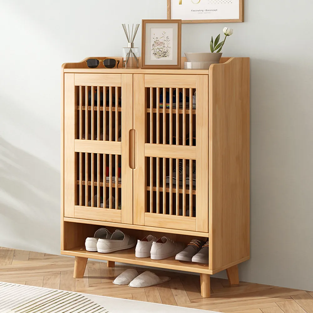 【HappyLife】歐風原木雙抽鞋櫃/80CM (Y11315) 歷史價格詳細信息