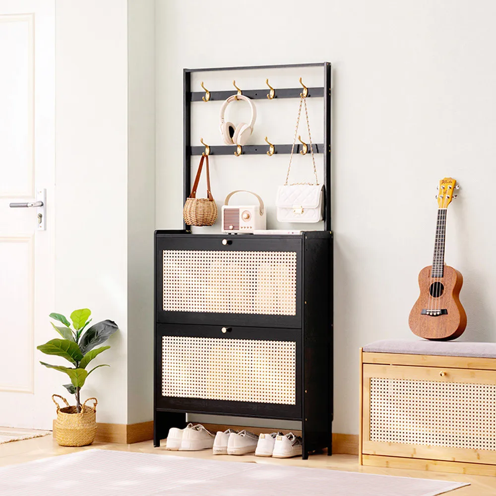 【HappyLife】楠竹翻斗鞋櫃/三門50cm (Y11226) 歷史價格詳細信息