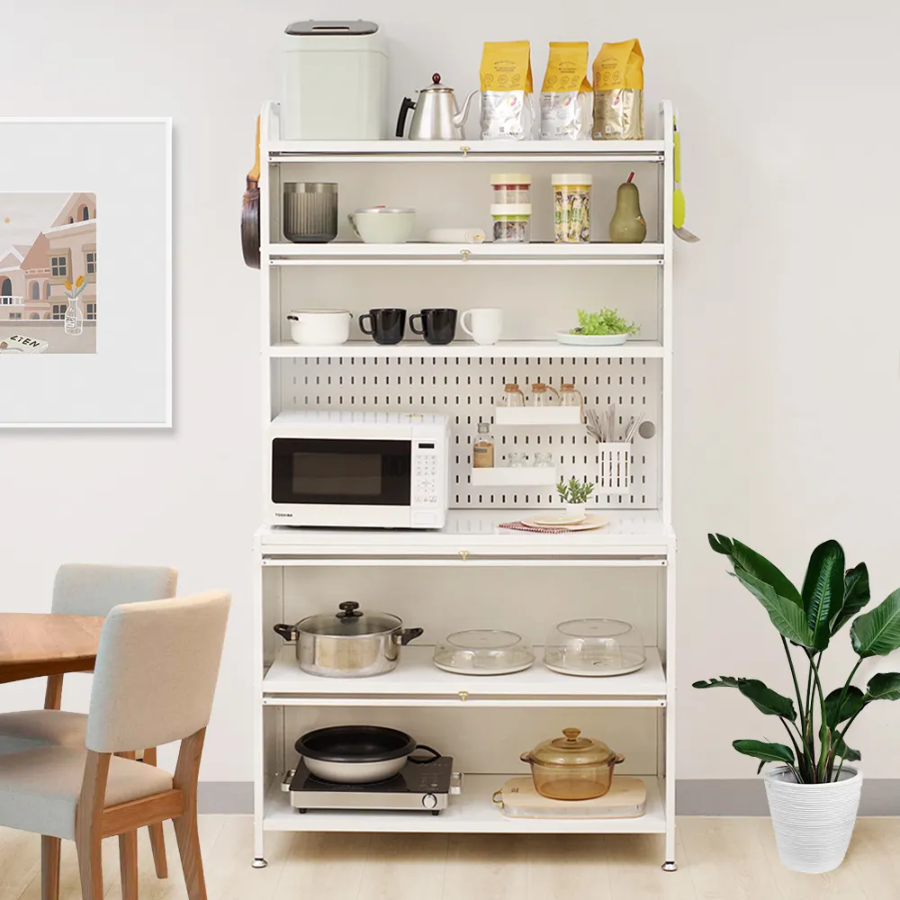 【HappyLife】餐廚收納洞洞櫃/六層80CM (Y11355) 歷史價格詳細信息