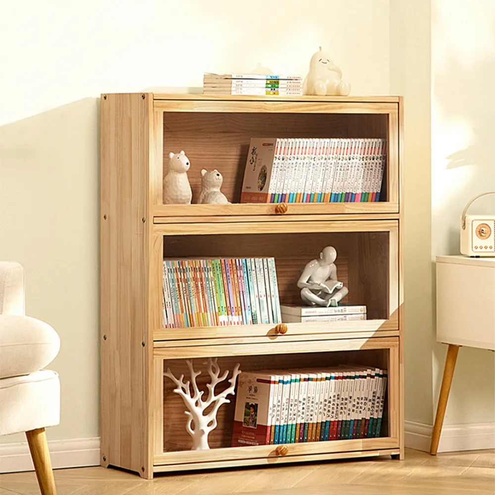 【HappyLife】原木翻門置物書櫃/五層80CM/附抽屜 (Y11292) 歷史價格詳細信息