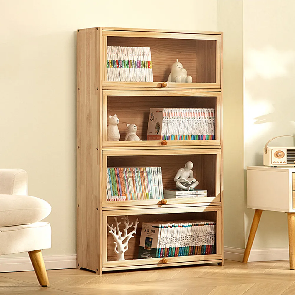 【HappyLife】原木翻門置物書櫃/五層80CM/附抽屜 (Y11292) 歷史價格詳細信息