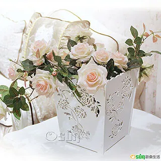 【Osun】DIY木塑板置物架 歐式白色雕花兩用壁掛木塑板架(CE-178_BG-008) 歷史價格詳細信息