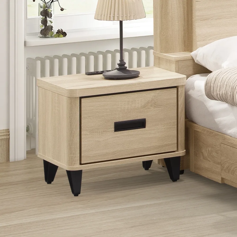 日式橡木床頭櫃 臥室簡約全實木小型儲物櫃櫻桃木 北歐詩云床頭櫃 歷史價格詳細信息