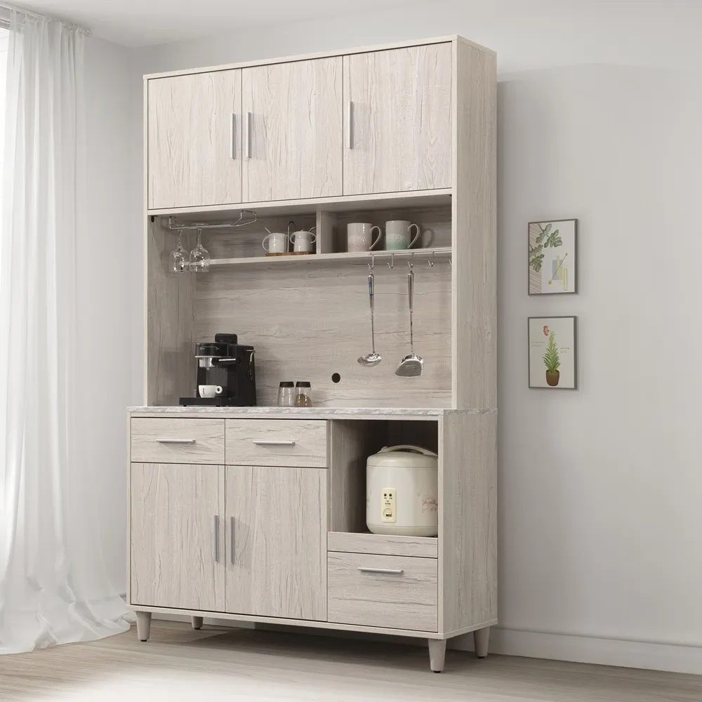 直人木業-LEO北歐風140公分系統衣櫃組 歷史價格詳細信息