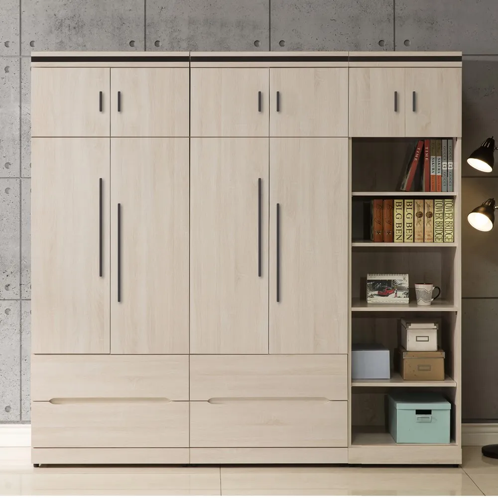 直人木業-COCO簡約140CM被櫥高衣櫃 歷史價格詳細信息