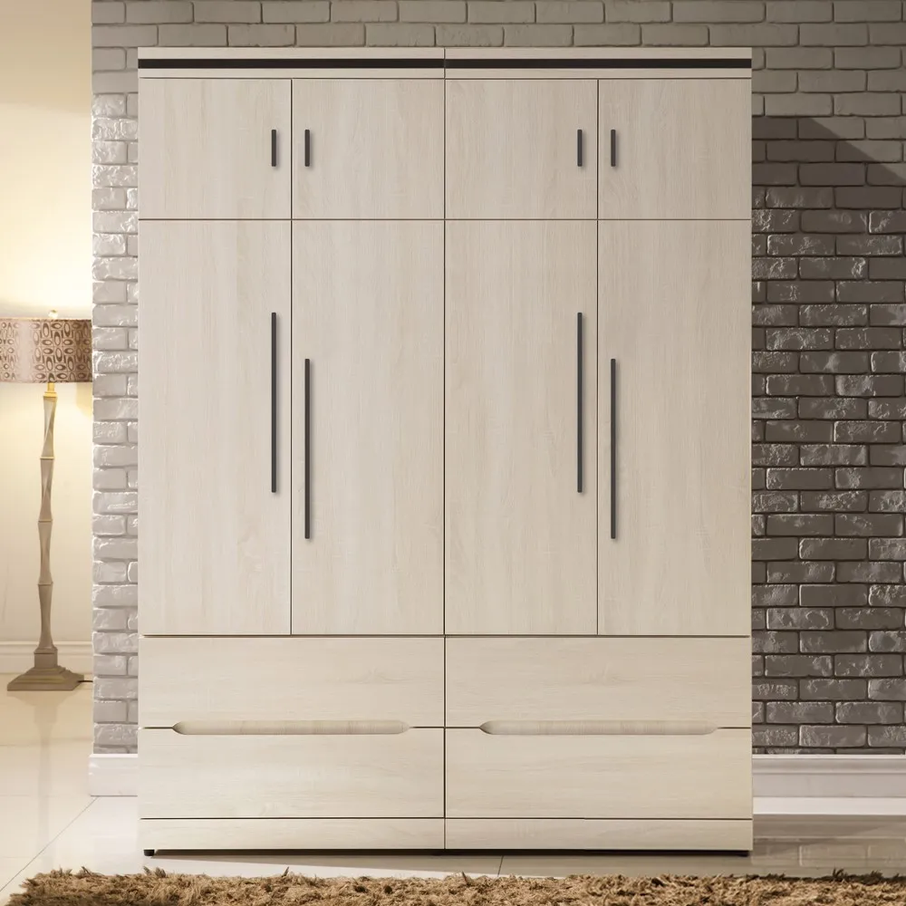 直人木業-COCO簡約140CM被櫥高衣櫃 歷史價格詳細信息