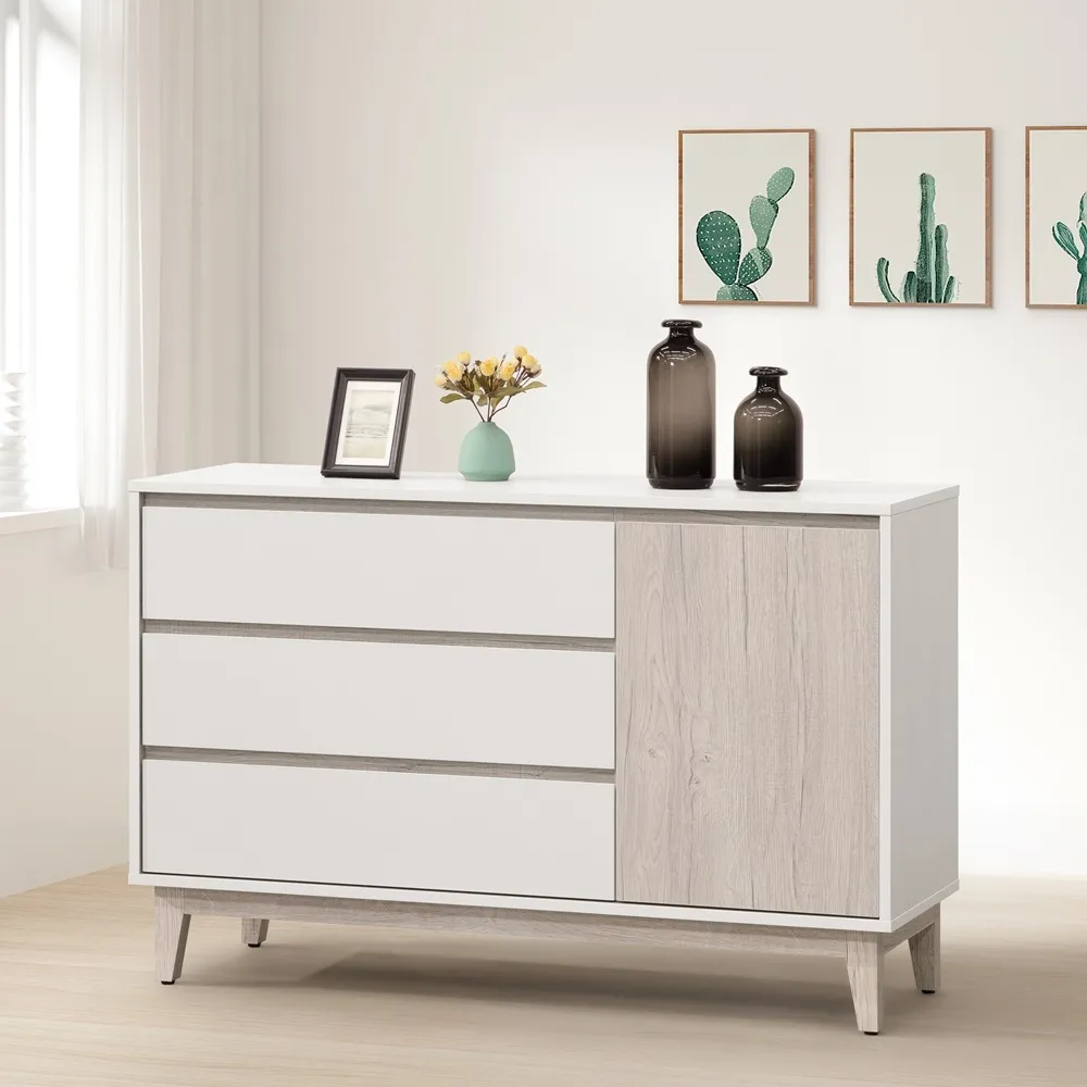 【直人木業】TIME現代風隔柵隔間鞋櫃 140CM 歷史價格詳細信息