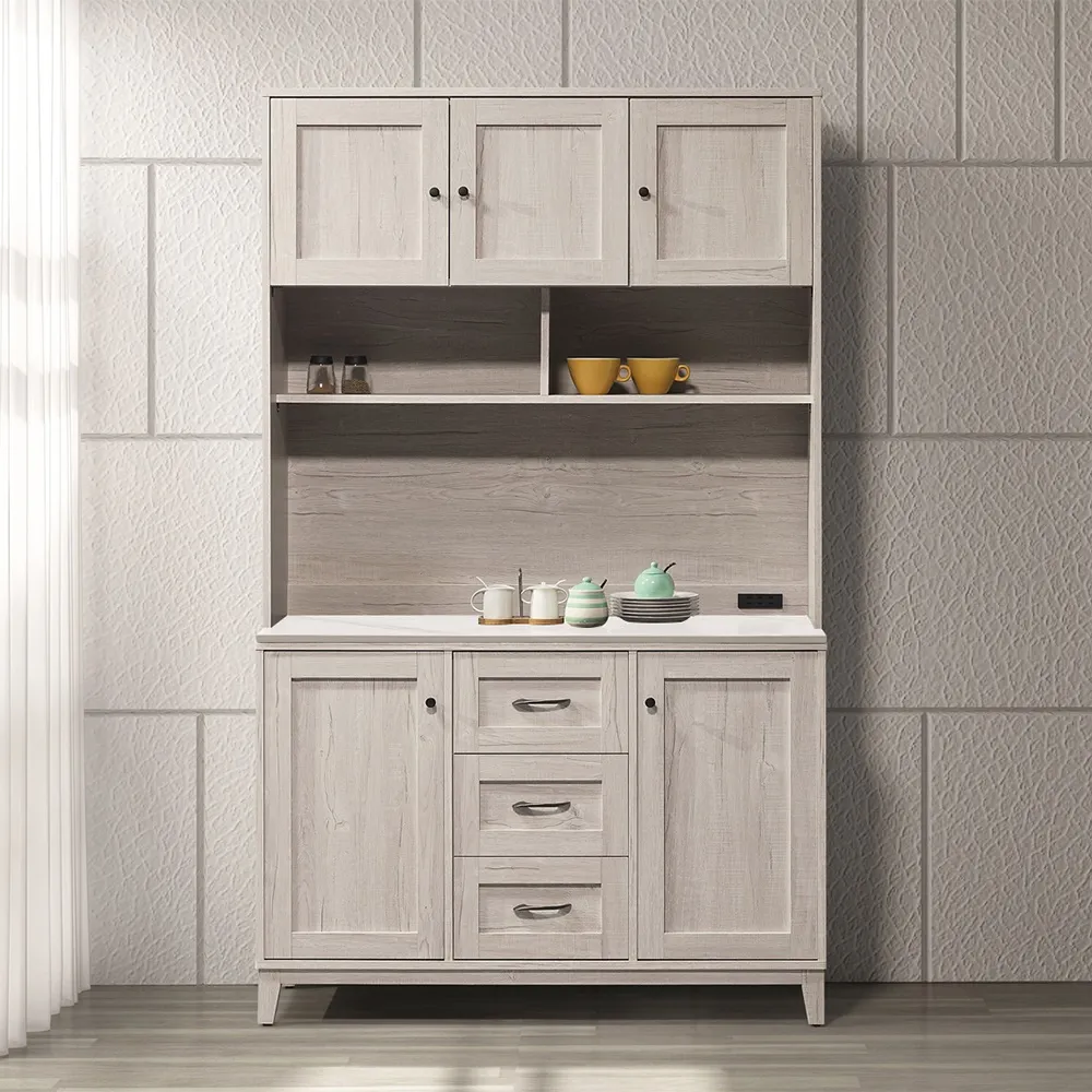 日本直人木業-COUNTRY日式鄉村風雙層軟墊插座6尺雙人加大床搭配圓弧2抽床底 歷史價格詳細信息