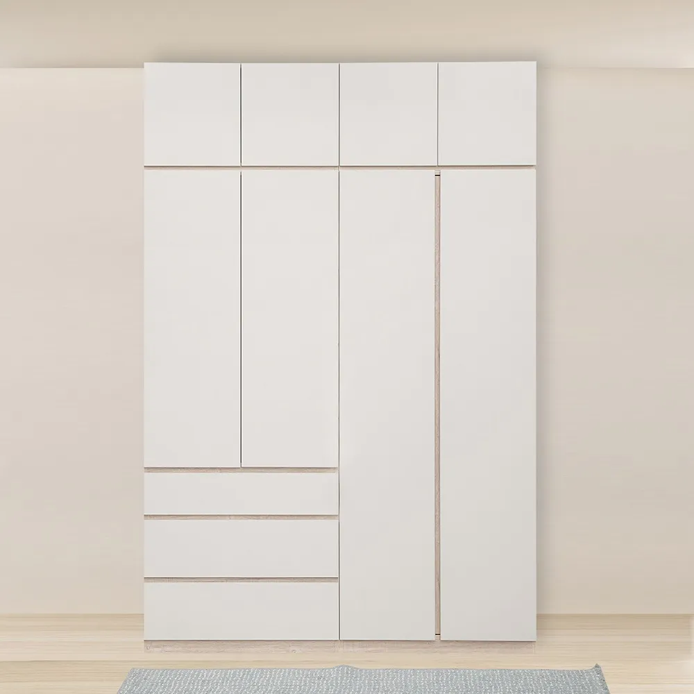 【直人木業】TIME現代風隔柵隔間鞋櫃 140CM 歷史價格詳細信息