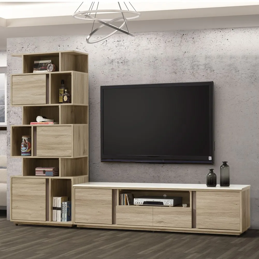 直人木業-MORAND北美橡木160公分功能櫃/書櫃/收納櫃 歷史價格詳細信息