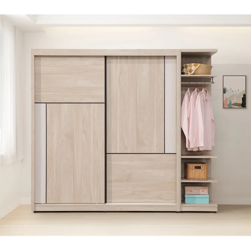 【直人木業】HANA日系平面附LED立式5尺雙人床組 歷史價格詳細信息