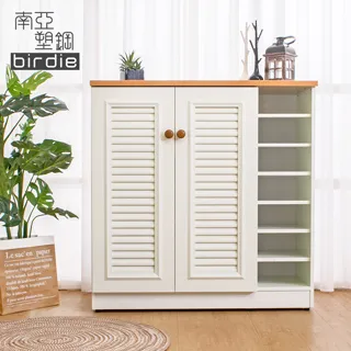 Birdie南亞塑鋼-3.3尺二門右開放塑鋼百葉鞋櫃(胡桃色) 歷史價格詳細信息