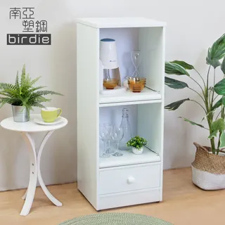 Birdie南亞塑鋼-1.5尺一門一抽二拉盤塑鋼電器櫃/收納餐櫃(白色) 歷史價格詳細信息
