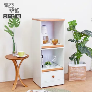 Birdie南亞塑鋼-1.5尺一門一抽二拉盤塑鋼電器櫃/收納餐櫃(白色) 歷史價格詳細信息