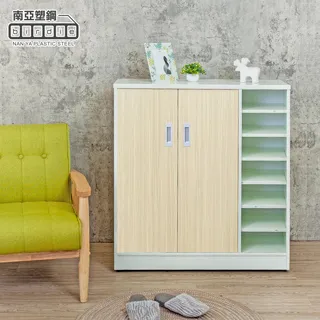 Birdie南亞塑鋼-3尺右開放二門防水塑鋼鞋櫃(鐵刀木色) 歷史價格詳細信息