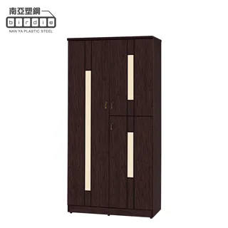 Birdie南亞塑鋼-3尺三門橫飾條塑鋼鞋櫃(白色+粉紅色) 歷史價格詳細信息