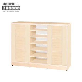 Birdie南亞塑鋼-6.4尺四門二抽塑鋼衣櫃組合(白橡色+白色) 歷史價格詳細信息