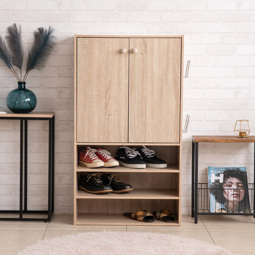 TZUMii好收納二門七格鞋櫃/半開放式鞋櫃/玄關櫃/收納櫃-雙色可選 歷史價格詳細信息