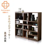 收納櫃岳珧實木書架書柜全橡木置物架落地去客廳化北歐格子柜整墻展示架 歷史價格詳細信息