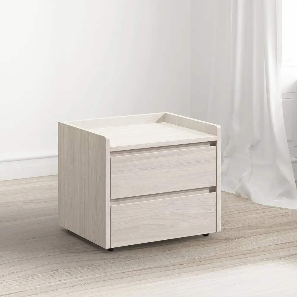 直人木業-極簡風白榆木48公分床頭櫃 歷史價格詳細信息