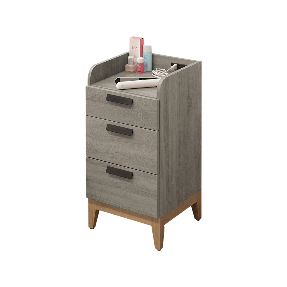 Bernice-艾森1.4尺床頭櫃/二抽收納櫃/置物櫃(古橡色-七色可選) 歷史價格詳細信息