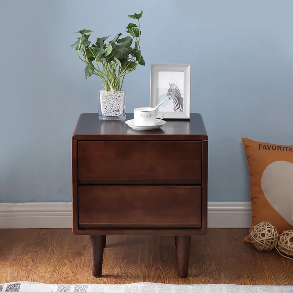 原木雙抽床邊櫃 (Y11703) 價格比較,價格查詢,歷史價格詳細信息